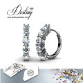 Destiny Jewellery Crystal From Swarovski 925 Sliver Charming Earrings